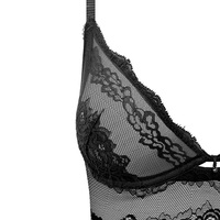 Vente en gros de soutien-gorge Bralette sexy pour filles bretelles réglables sous-vêtements tricotés respirants en dentelle à motif uni de style quotidien