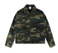 Veste de travail pour hommes veste Dickie doublée en coton robuste personnalisée veste de travail camouflage utilitaire en toile à fermeture éclair pour homme