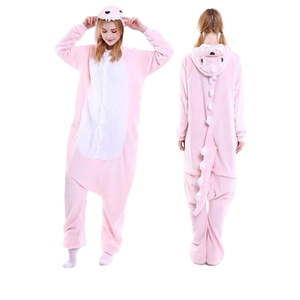 Stile tutina Costume Cosplay drago rosa adulto-#06129 - Product Image 1