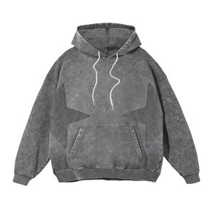 Vente en gros personnalisé 100% coton hommes à la mode Star Hoodie Hoodies Set Streetwear Hoodie Wear? - Product Image 1