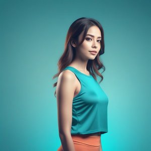 Chất Lượng Cao Cộng Với Kích Thước Phụ Nữ Tank <span class=keywords><strong>Tops</strong></span> Tank Top Với Được Xây Dựng Trong Áo Ngực Hot Sexi Hình Ảnh Hình Ảnh Màu Xanh Tank <span class=keywords><strong>Tops</strong></span> - Product Image 5