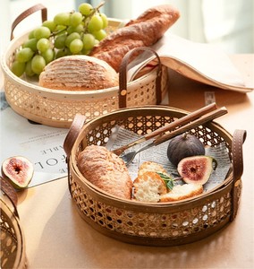 Trending Now: bandejas de servicio hechas a mano naturales modernas de Vietnam, perfectas para la decoración del hogar, decoración de bodas - Product Image 5