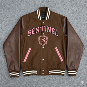 Chaqueta de hombre de lana y seda bordada de servicios OEM de alta calidad con cierre de botón cubierto chaquetas versity chaquetas Lettermen - Product Image 3
