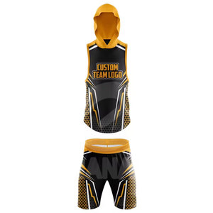 Uniformes de Entrenamiento de Fútbol Americano con Capucha, Personalizados OEM, Transpirables, 100% Poliéster, con Parches Impresos de Alta Calidad, al por Mayor - Product Image 3