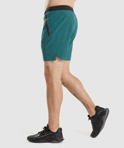 2024 Summer High Street Style <b>Men's</b> Casual <b>Shorts</b> Custom Logo Letter Printing Elastic Tether Polyester Cotton Anti-Wrinkle - Product Image 3