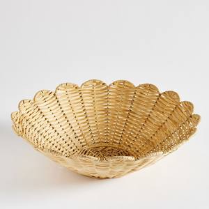 Bol à fruits rond en osier de rotin de conception unique pour le stockage des aliments d'affichage et le décor de table à manger tressé à la main au Vietnam - Product Image 2