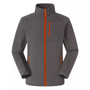 Vestes d'hiver à coque souple avec logo brodé personnalisé, taille unisexe, logo imprimé oem pour l'extérieur, tenue quotidienne, veste résistante à l'eau - Product Image 3