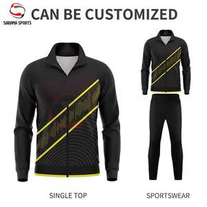 Nouveaux survêtements de dernière génération pour hommes et survêtements de jogging en microfibre lourde pour l'extérieur, survêtements surdimensionnés - Product Image 2