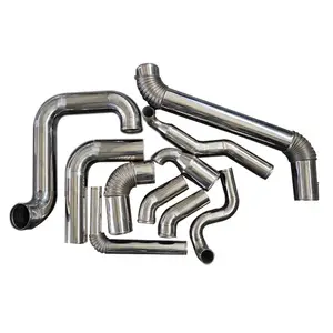 OEM Dongguan manufacturer stainless steel exhaust tube kit tube bending cnc pipe bending parts