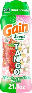 Gain Tango Perles de parfum pour le linge 2 en 1, parfum fraise et karité, 21,1 oz - Product Image 6