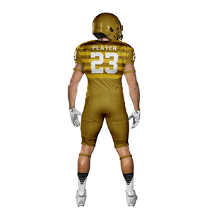 Uniformes de football américain respirants à séchage rapide Tissu extensible sublimé Ensembles de maillots de clubs d'équipes - Product Image 4