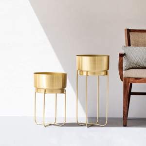 Supports à plantes en aluminium antirouille 4 pièces pour balcon, salon, maison et jardin-Taille personnalisable - Product Image 2