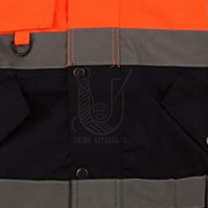 Reflective Hi Visibility Breathable <b>Waterproof</b> Lightweight Winter <b>Work</b> Jacket for Men - Product Image 5