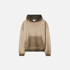 Sudadera con capucha de lana de algodón 100% con lavado ácido Vintage para hombre, jersey de gran tamaño con logotipo personalizado de 450gsm, sudadera gruesa y pesada para invierno para hombre - Product Image 2