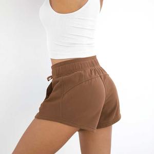 Short de fitness d'été taille haute pour femme Legging de sport à séchage rapide avec motif solide Vêtements de sport pour l'entraînement des filles - Product Image 4