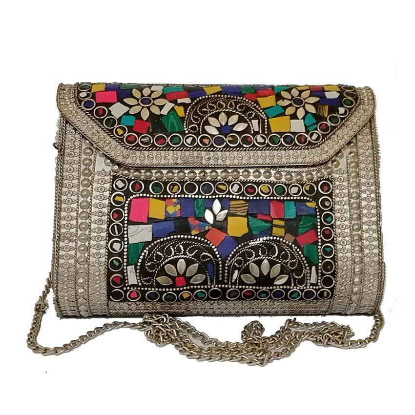 Women's Ganesha Print Pure Hemp Laptop Backpack Bohemian Style