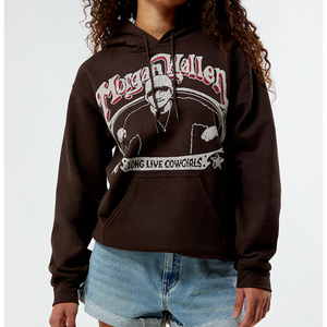 Logo personnalisé grosses lettres sweats à capuche pour femmes en coton biologique sweats à capuche surdimensionnés casual Street Style vente en gros - Product Image 2