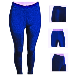 Leggings de punto para mujer, de cintura media, finos, transpirables, antibacterianos, efecto push-up, esenciales para el entrenamiento, logotipo personalizado, sin costuras, color sólido - Product Image 2