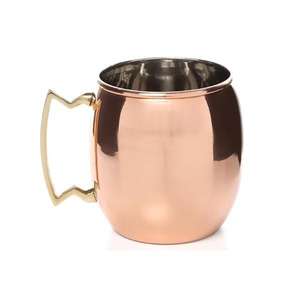 Tasse en cuivre fini antique Premium Drinkware Tasse durable faite à la main pour la cuisine à la maison Bar à manger Fête de mariage et utilisation au restaurant - Product Image 6