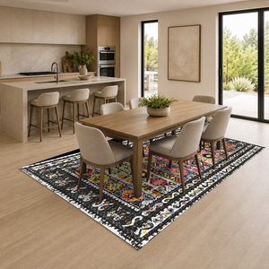 <b>RUGS</b> DEPOT LXDP-0845 Wholesale Terracotta Gold Contemporary Abstract Digital Printed Machine Washable Chenille Area <b>Rug</b> <b>Non</b> <b>Slip</b> - Product Image 4