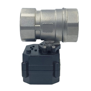 饮用水水表系统电子自动水流控制停止关闭电动球阀 - Product Image 5