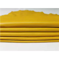 Cuir souple jaune mangue peau d'agneau Napa cuir souple qualité supérieure vente en gros peau de mouton peau de mouton 100% cuir véritable