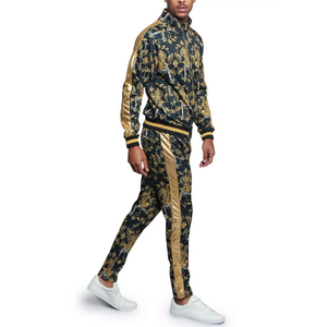 OEM Service Respirant Coupe ajustée Prix bas Survêtement Sublimé pour Homme Vêtements décontractés Survêtement de couleur unie à manches longues - Product Image 3