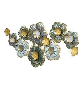 Precio de fábrica hecho a mano flores de Metal decoración de arte de la pared recién llegado esculturas de arte de pared de Metal únicas - Product Image 3