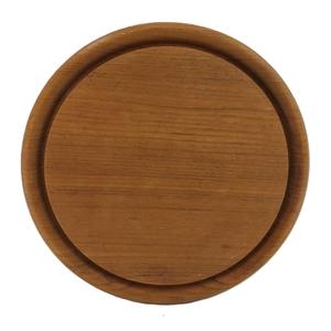 Assiette de chargeur antique décorative en bois naturel fini élégant meilleure tendance assiettes de chargeur en bois rondes faites à la main de couleur pure - Product Image 1