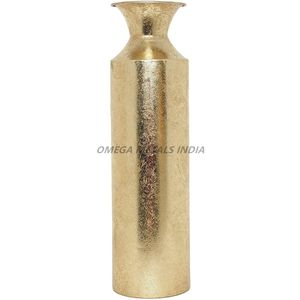 Jarrón de Metal Dorado Antiguo con Asas Dobles, Jarrón Decorativo Clásico para Decoración de Hogar, Hotel o Vestíbulo - Product Image 4