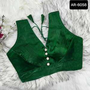 Sari de secuencia de codificación de nueva tendencia con traje único Sari DE TRABAJO bordado de moda con blusa Zimichoo suave y sedosa pesada - Product Image 3