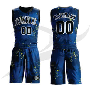 Maillot d'uniforme de basket-ball personnalisé noir et rouge de n'importe quelle couleur Laker short de basket-ball d'été maillot de basket-ball - Product Image 3