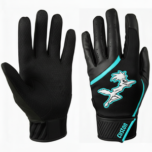 Gants de baseball en gros personnalisés en vrac, sans humidité, ajustement flexible, traction optimale, forme de contour optimale, gants de frappe de baseball robustes - Product Image 3