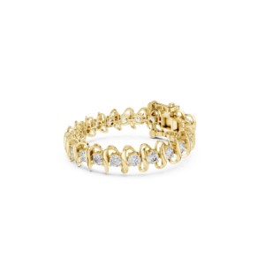Bracelet tennis en moissanite taille brillant ronde 11 TCW, en argent sterling 925, bijoux de luxe pour mariée, 6,5 pouces, vente en gros - Product Image 3