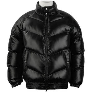 Veste matelassée pour homme fabriquée par des professionnels, réversible, confortable, imperméable, en toile fine, col montant, best-seller - Product Image 1