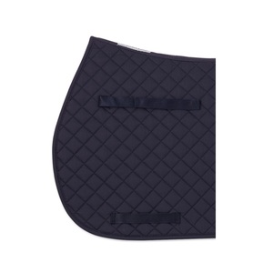 Vente chaude bleu marine Polyester/coton tissu cheval anglais tapis de selle diamant matelassé mousse rembourré doux confortable pour sauter - Product Image 3