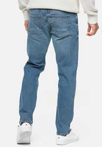 Jeans pour hommes de qualité d'exportation, logo personnalisé, style denim délavé, coupe droite, jambe large, taille plus, jeans baggy personnalisés pour hommes - Product Image 5