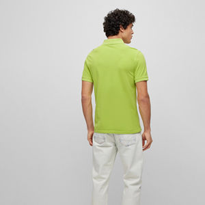 Polo de manga corta personalizable de secado rápido para hombre, Polo liso de poliéster con tejido de punto con impresión de logotipo personalizado por sublimación - Product Image 2