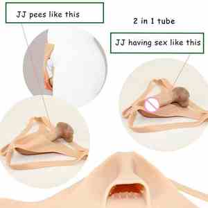 शेमल क्रॉसड्रेसर कृत्रिम पैंटी सिलिकॉन योनि - Product Image 5