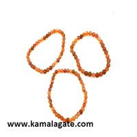 Pulseras Elásticas Hechas a Mano con Cuentas de Turmalina Negra de 4mm para Sanación, Terapia, Día de San Valentín, Yoga y Meditación - Gujarat