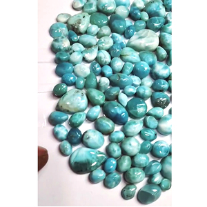 หินอัญมณีทรงหลวม169ชิ้น9มม.-22มม. สีฟ้า Larimar ที่ได้รับการรับรองจาก Iroc ได้รับการรับรองจาก695ชิ้น - Product Image 2