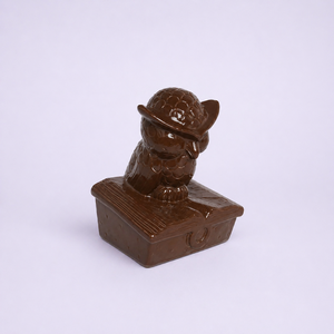Brass Owl <b>Bookend</b> for Office Book Holder - Product Image 1