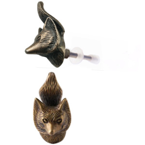 Tiradores de cajón de latón de hierro fundido de zorro antiguo, tirador de diseño moderno para armario, cocina, dormitorio, baño, sala de estar, aplicación - Product Image 2