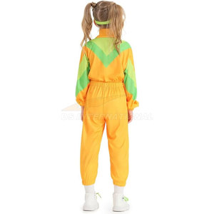 Yellow Tracksuit for Kids Girls and <b>Boys</b> Retro Sportswear Hip Hop Costume Top and Pants Set Dance Outfit Kids Tracksuit Sets - Product Image 3