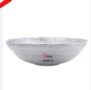 Nuevo cuenco de mesa de aluminio y metal con acabado dorado hecho a mano para restaurante de hotel - Product Image 3