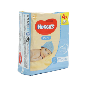 Limpie los líos con cuidado usando Huggies Baby Wipes 56s Toallitas puras gruesas suaves y amantes de la piel - Product Image 2