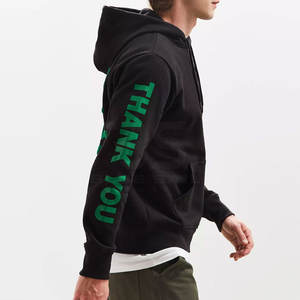 Streetwear 400 Gsm Cut And Coudre Broderie Patch À Capuche French Terry Conception Personnalisée 100% Coton À Capuche Hommes - Product Image 2