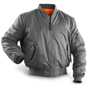 Chaqueta Bomber Moderna Estilo Urbano con Bordado, Acolchada, Cómoda, Textura Exterior Suave, Corte Holgado, Diseño Atemporal - Product Image 2