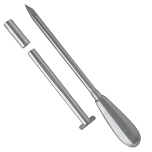 Trocar & cannula ที่มีด้ามจับเป็นสแตนเลสสำหรับการควบคุมการขยายตัวในวัวมีอุปกรณ์สัตวแพทย์ทุกขนาด - Product Image 2