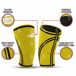 Hot Selling <b>Neoprene</b> Soft Unisex <b>Knee</b> Sleeves Heavy Duty Moisture-Wicking <b>Support</b> Sprains Overuse Injuries Faster Muscle - Product Image 6